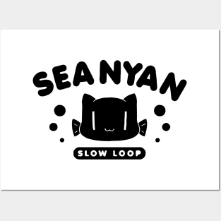 Slow Loop Sea Nyan Posters and Art